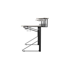 Load image into Gallery viewer, DAR CORE Computer Gaming Desk, Standard, Gray/Black
