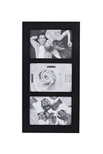 Load image into Gallery viewer, Malden - 951-346 4x6 3-Opening Collage Picture Frame - Displays Three 4x6 Pictures - Black

