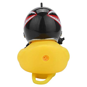 BXzhiri Kids Bike Bells Duck Bicycle Lights Bell, Head Light Shining Rubber Duck Handlebar Bicycle Accessories for Kids Adults Sport Outdoor