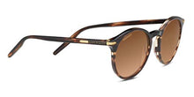 Load image into Gallery viewer, Serengeti Leonora Sunglasses (Shiny Striped Brown, Polarized Drivers Gradient)

