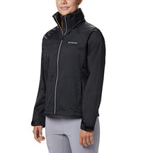 Load image into Gallery viewer, Columbia Women&#39;s Switchback III Adjustable Waterproof Rain Jacket, Black, Medium
