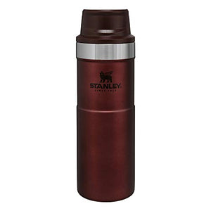 Stanley Classic Trigger Action Travel Mug 16 oz –Leak Proof + Packable Hot & Cold Thermos – Double Wall Vacuum Insulated Tumbler for Coffee, Tea & Drinks – BPA Free Stainless-Steel Travel Cup