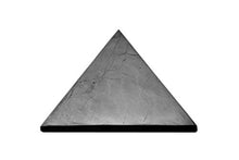 Load image into Gallery viewer, Shungite Pyramid Black Polished Authentic Karelian Genuine Shungite Stone Figure from Karelia (3.9 inch (Premium Package))
