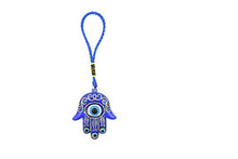 Load image into Gallery viewer, Bravo Team Lucky Blue Evil Eye Hanging Hamsa for Protection and Blessing, Pendant Decoration for Car, Home and Office, Great Gift
