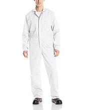 Load image into Gallery viewer, Red Kap Men's Snap Front Cotton Coverall, Oversized Fit, Long Sleeve, Bleached White, 44
