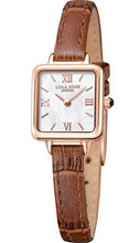 Load image into Gallery viewer, Lola Rose Women's Mother-of-Pearl Watch with Brown Leather Strap
