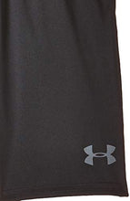 Load image into Gallery viewer, Under Armour Boys' Prototype Wordmark Shorts , Black (001)/Pitch Gray , Youth Medium
