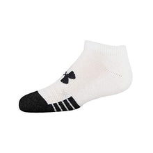 Load image into Gallery viewer, Under Armour Youth Performance Tech No Show Socks, Multipairs , White (6-Pairs) , Small
