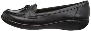 Clarks Women's Ashland Bubble Slip-On Loafer, Black, 8 M US