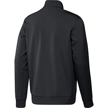 Load image into Gallery viewer, adidas Men's Essentials Warm-Up 3-Stripes Track Top, Dark Grey Heather/Black, Medium
