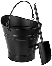 Load image into Gallery viewer, Minuteman International Scoop Coal Hod Pellet Bucket, Black
