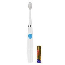 Load image into Gallery viewer, Kids Electric Toothbrushes, Electric Toothbrush Kids Sonic Toothbrush Electronic Toothbrush, Battery Power Tooth Brush with Replacement Heads, IPX7 Waterproof, Blue
