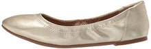 Load image into Gallery viewer, Amazon Essentials Women's Belice Ballet Flat, Gold, 6.5 B US
