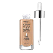 Load image into Gallery viewer, L'Oreal Paris True Match Nude Hyaluronic Tinted Serum Foundation with 1% Hyaluronic acid, Light-Medium 3-4, 1 fl. oz.
