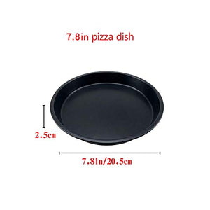 11PCS Air-Fryer-Accessories with Recipe-Cookbook-Liners, Non-stick Barrel/Pan + Metal Holder + Multi-Purpose Rack +Baking Mat