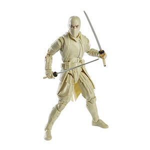 G.I. Joe Classified Series Snake Eyes: G.I. Joe Origins Storm Shadow Action Figure 17, Premium 6-Inch Scale Toy with Custom Package Art , White