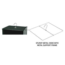 Load image into Gallery viewer, TINY TIM TOTES Paper Organizer-4-Sided Station-Storage Compartments for 30Â” Rolls, Ribbon, Bows, Bags &amp; More Elf Stor Double Sided | Hanging Gift Wrap and Bag Organizer | Space Saving |, Green

