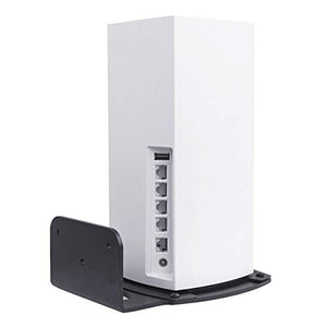 VOMENC Linksys Velop WiFi 6 Mesh Router Wall Mount Bracket Wall Mount Stand Holder,WiFi Accessories for Linksys Velop WiFi 6 MX5 with Easy Installation and Space Saving (1-Pack)