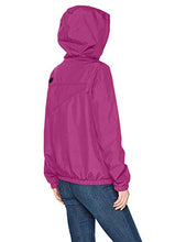 Load image into Gallery viewer, Volcom Women&#39;s Enemy Stone Hooded Zip Front Windbreaker Jacket, paradise purple, Medium
