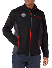 Load image into Gallery viewer, Spyder Active Sports Men's Standard Bandit Wengen Full Zip Fleece Jacket, Black, Large
