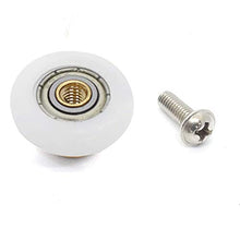 Load image into Gallery viewer, 4 Sets Shower Door Rollers Runners Wheels Replacement Part Bathroom Glass Door Runner Sliding Shower Door Roller Wheel - 19mm x 5mm
