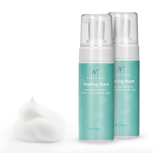 Witch Hazel Spray | Perineal Spray Postpartum Essentials Healing Foam | Postpartum Spray Pain Relief - Perineal Healing Foam for Post Partum Care and Recovery an Essential for Labor (2 Pack)