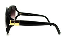 Load image into Gallery viewer, AStyles - Big Huge Oversized Vintage Style Sunglasses Retro Women Celebrity Fashion (Oversized Black)
