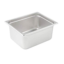 Load image into Gallery viewer, Winco Anti-Jamming Steam Pan, Half-Size x 6-Inch, Standard Weight,Stainless Steel,Medium
