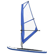 Load image into Gallery viewer, NC Inflatable Stand Up Paddleboard with Sail Set Blue and White
