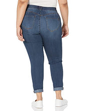 Load image into Gallery viewer, Democracy Women's Plus Size Ab Solution Ankle Skimmer Jean, Indigo, 14W
