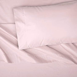AmazonBasics Kid's Sheet Set - Soft, Easy-Wash Lightweight Microfiber - Twin, Light Pink