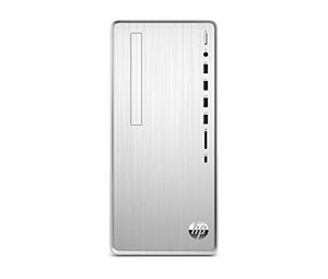 HP Pavilion Desktop Computer, AMD Ryzen 3 5300G Processor, AMD Radeon Graphics, 4 GB RAM, 256 GB SSD, Windows 11 Home (TP01-2032, Natural Silver)