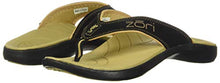 Load image into Gallery viewer, Neat Feat Men's Zori Sport Orthotic Slip-on Sandals Flip Flop, Black/Tan, 7 D US
