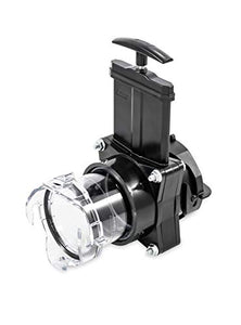 Camco Ready to Use Gate Valve with Built-in Clear Adapter | Fits All 3-inch Sewer Fittings | Ready to Use Construction (39053)
