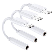 Load image into Gallery viewer, [Apple MFi Certified] Headphone Adapter for iPhone 13, DESOFICON 3 Pack Lightning to 3.5mm AUX Audio Stereo Earphone Connector for iPhone 13 Pro/12/11/XS/XR/X 8/iPad/iPod, Support Call + Music Control

