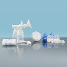 Load image into Gallery viewer, Bellababy MiniO Breast Pump,Electric Double Breast Pump Rechargeable,Come with 24mm Detachable Flanges ,10 Storage Bags,2 Storage Bag Adapters,2 Bottle Neck Adapters
