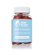 Load image into Gallery viewer, Baby Blues Postpartum Hair Loss Vitamins - Passion Fruit Gummies with Biotin, Collagen, &amp; Folate
