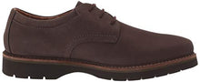 Load image into Gallery viewer, Clarks Men's Bayhill Plain Oxford, Dark Brown Nubuck, 10
