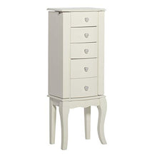 Load image into Gallery viewer, Powell Furniture Jewelry Armoire, White
