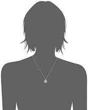 Load image into Gallery viewer, Platinum Plated Sterling Silver Pendant Necklace set with Asscher Cut Swarovski Zirconia (2.3 cttw)

