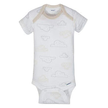 Load image into Gallery viewer, GERBER Baby 4-Pack Short-Sleeve Onesies Bodysuit, Cloud Dream Big, 6-9 Months
