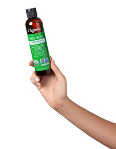 Cliganic USDA Organic Castor Oil, 100% Pure (8oz with Eyelash Kit) - For Eyelashes, Eyebrows, Hair & Skin | Natural Cold Pressed Unrefined Hexane-Free | DIY Carrier Oil | Cliganic 90 Days Warranty