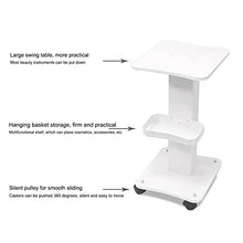 Load image into Gallery viewer, Salon &amp; Spa Equipment Trolley Carts with Wheels Mobile Portable Beauty Salon Microblading Supplies Rolling Trays Hairdresser Stylist Esthetician Instrument Storage Tray
