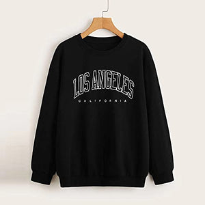 Hemlock Teen Girls Sweatshirts Crewneck Long Sleeve Tops Letter Print Sweatshirt Pullover Juniors Back to Sschool Tops