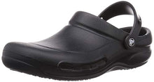 Load image into Gallery viewer, Crocs Unisex Bistro Work Clog, Black, 9 US Men / 11 US Women
