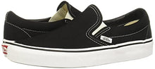 Load image into Gallery viewer, Vans Men's Embossed Suede Slip-On Skate Shoe, Black/Off White/Checkerboard, 8.5 Women/7 Men
