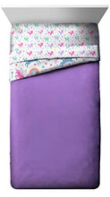 Load image into Gallery viewer, Jay Franco Unicorn Rainbow 4 Piece Twin Bed Set - Includes Comforter &amp; Sheet Set - Super Soft Fade Resistant Microfiber
