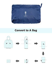 Load image into Gallery viewer, Little Donkey Andy Women&#39;s Waterproof Cycling Bike Jacket with Hood, Running Rain Jacket, Windbreaker, Ultralight Packable Navy Size S
