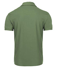 Load image into Gallery viewer, Men's Golf Polo Shirt Short Sleeve Tactical Shirts Casual Tennis T-Shirt 012-Green L
