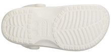 Load image into Gallery viewer, Crocs Classic Clog | Water Comfortable Slip on Shoes, White, 7 Women/5 Men
